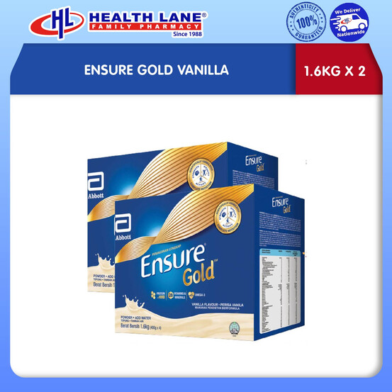ENSURE GOLD VANILA (1.6KG X 2)